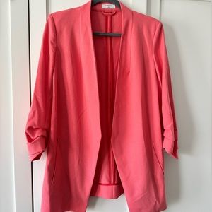 Aritzia Power Blazer in Coral